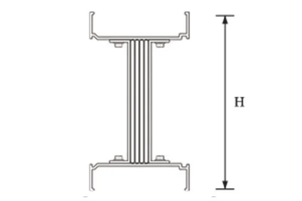 Estructura de carcasa de ducto de barras de cuatro piezas: Configuración de carcasa compuesta por cuatro piezas, compatible con una línea equipada con cuatro estaciones de remachado.