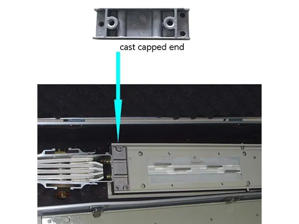 Tapa Terminal de Aluminio Fundido