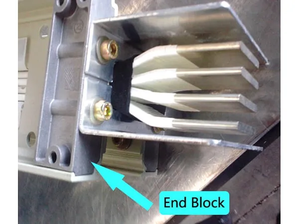 Tapa Terminal de Aluminio Fundido