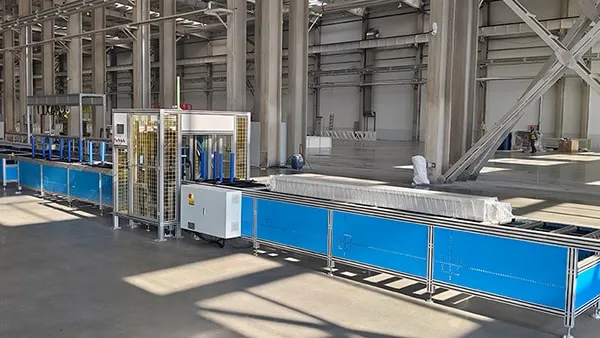 Sitio de Instalación de Máquina Totalmente Automática de Embalaje para Barras Colectoras